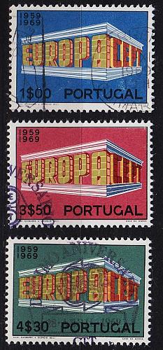 PORTUGAL [1969] MiNr 1070-72 ( O/used ) CEPT