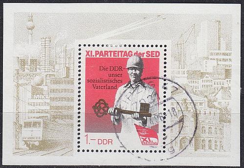 GERMANY DDR [1986] MiNr 3013 Block 83 ( OO/used )