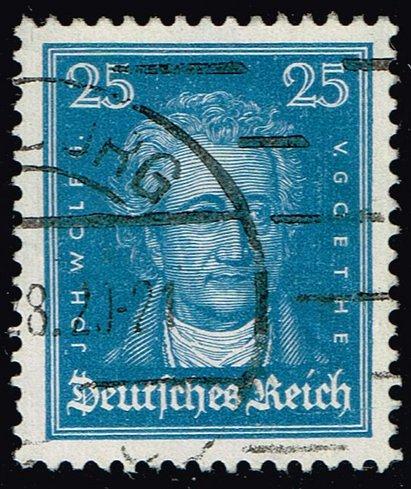 Germany #358 Johann Wolfgang von Goethe; Used (3Stars) |DEU0358-03XRS