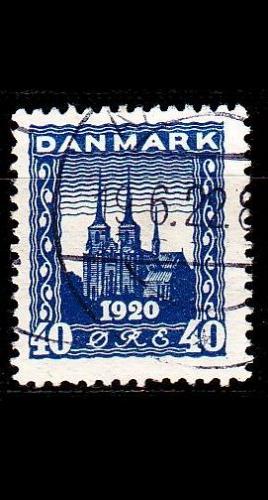 D&Auml;NEMARK DANMARK [1921] MiNr 0115 ( O/used ) Architektur