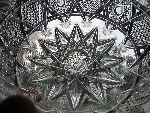 American Brilliant Period Cut Glass Illinois bowl Krantz Smith ABP Antique