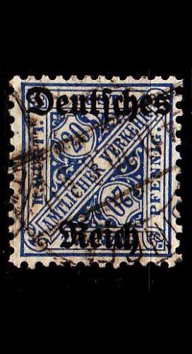 GERMANY REICH Dienst [1920] MiNr 0060 X ( O/used )