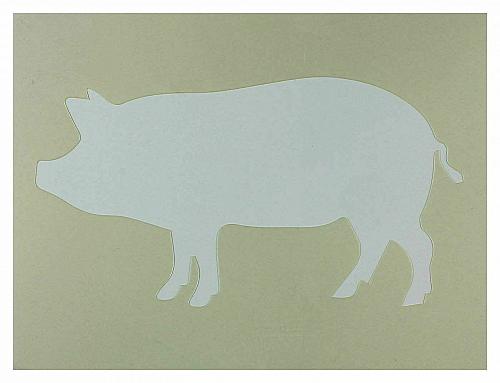 BBQ/Grilling/Hog -LG- Stencil 14 Mil 18" X 24" Painting /Crafts/ Templates