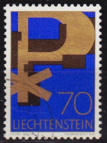 LIECHTENSTEIN [1967] MiNr 0484 ( O/used ) Religion