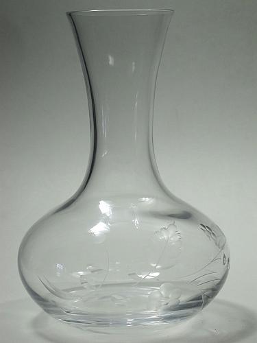 Signed Lenox HAND Cut glass bouquet vase Crystal Made in USA