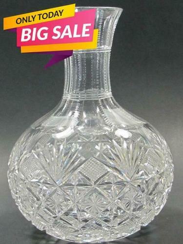 ABP Carafe American Brilliant Period hand Cut Glass