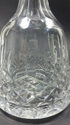 Signed Waterford glass Kenmare Hand Cut decanter Irish Crystal