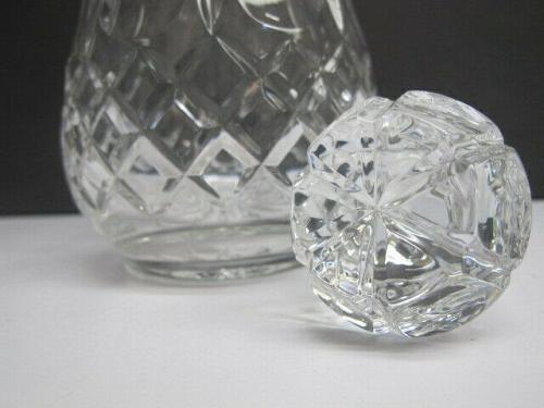 Rogaska signed Hand Cut glass decanter Queen 24% lead crystal