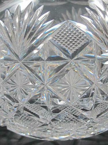 ABP Carafe American Brilliant Period hand Cut Glass