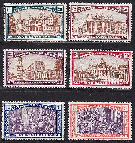ITALIEN ITALY [1924] MiNr 0206-11 ( */mh ) [01]