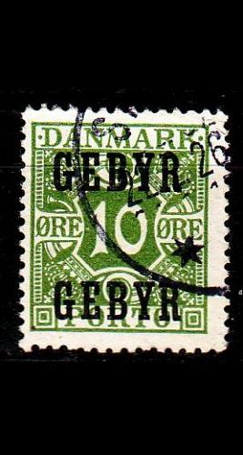 D&Auml;NEMARK DANMARK [Verrechnung] MiNr 0014 ( O/used )