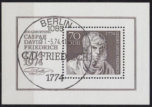 GERMANY DDR [1974] MiNr 1962 Block 40 ( O/used ) Gemälde