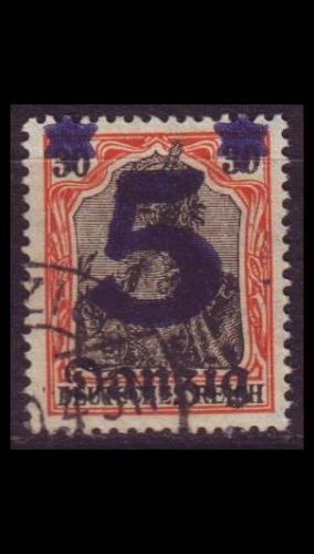 GERMANY REICH Danzig [1920] MiNr 0016 ( OO/used )