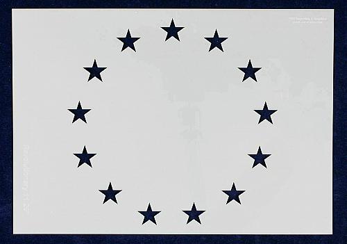 8" x 11.29" G-Spec 13 Star Field Stencil -14 Mil -Painting /Crafts/ Templates