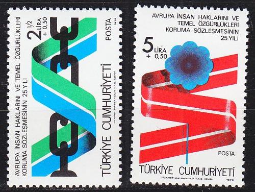 T&Uuml;RKEI TURKEY [1978] MiNr 2463-64 ( **/mnh ) CEPT