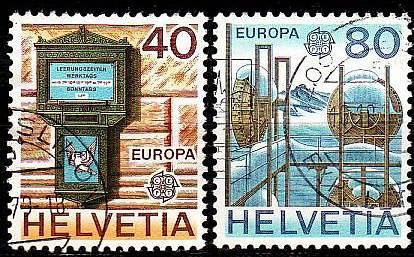 SCHWEIZ SWITZERLAND [1979] MiNr 1154-55 ( O/used ) CEPT