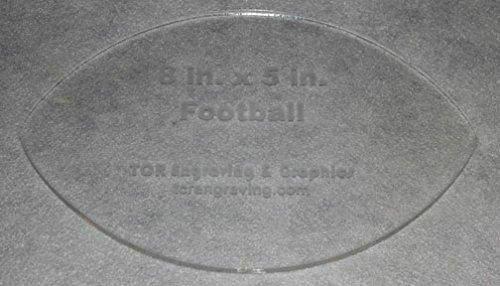 Football Shaped Quilting and Sewing Template- 1/8" or 1/4"