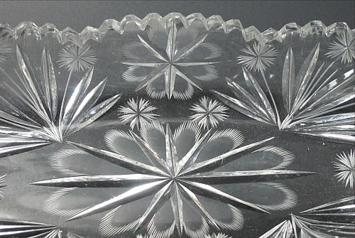 American Brilliant Period hand Cut Glass celery