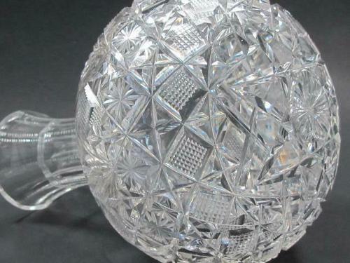 ABP Carafe American Brilliant Period hand Cut Glass