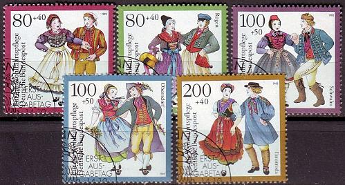 GERMANY BUND [1993] MiNr 1696-00 ( O/used ) Trachten
