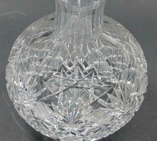ABP Carafe American Brilliant Period hand Cut Glass