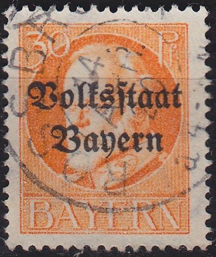 GERMANY Bayern Bavaria [1919] MiNr 0123 A ( O/used )