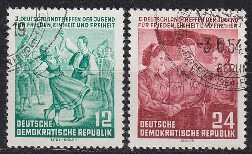 GERMANY DDR [1954] MiNr 0428-29 ( O/used )