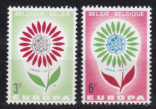 BELGIEN BELGIUM [1964] MiNr 1358-59 ( **/mnh ) CEPT