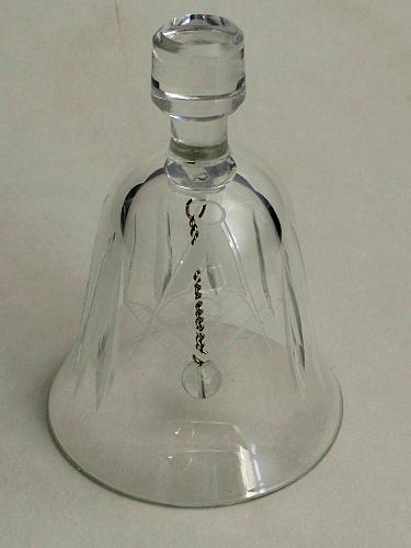 Hand Cut Glass Masonic bell, 24% lead crystal Made in USA