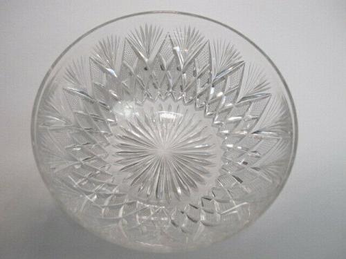 American Brilliant Period Cut Glass finger bowl Antique