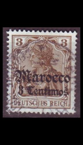 GERMANY REICH Kolonien [Marokko] MiNr 0034 ( O/used )