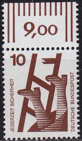 GERMANY BUND [1971] MiNr 0695 A ORand ( **/mnh )