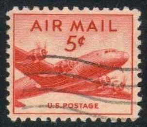 US #C33 DC-4 Skymaster; Used (Stars) |USAC033-02