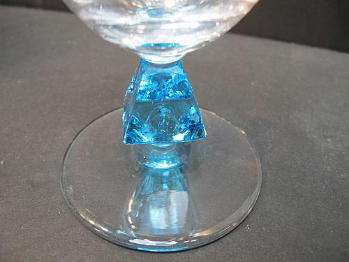 Bryce Aquarius beverage glass blue Crystal