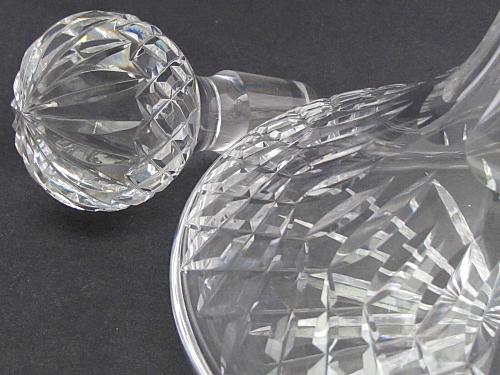 Signed Waterford glass Ships decanter