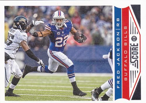 Fred Jackson #22 - Bills 2013 Score Football Trading Card