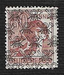 German Hinged Scott #631a Catalog Value $.95