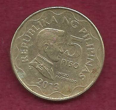 Philippines 5 Peso 2013 Coin