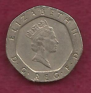 Great Britain 20 Pence 1987 Coin