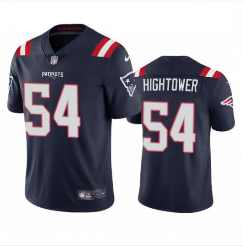 Men New England Patriots Dont'A Hightower Navy Vapor Limited Stitched Jersey