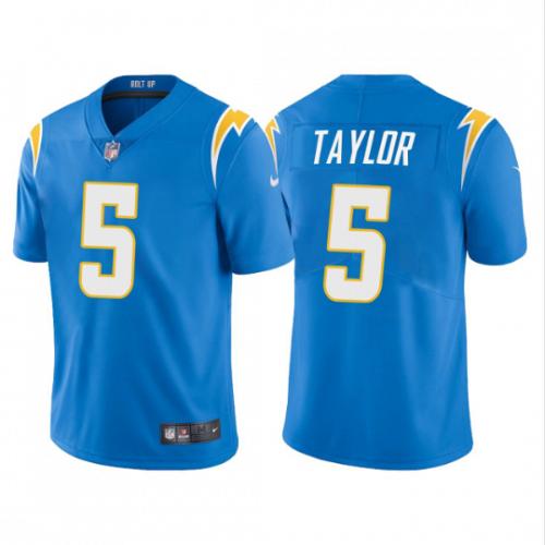 Men Tyrod Taylor Los Angeles Chargers Vapor Limited Powder Blue Stitched Jersey
