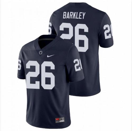 Men Saquon Barkley Penn State Nittany Lions Navy NCAA College Football Stitched Jerse