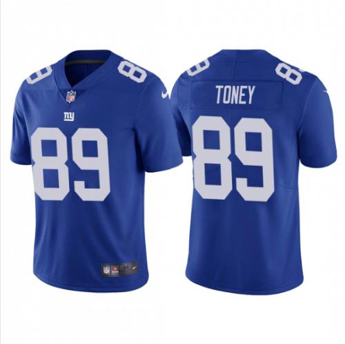 Men Kadarius Toney New York Giants Royal Vapor Limited Stitched Jersey