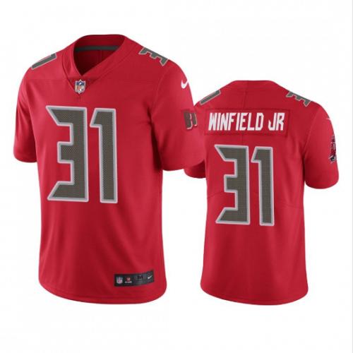 Men Tampa Bay Buccaneers Antoine Winfield Jr. Red Color Rush Limited Football Jersey