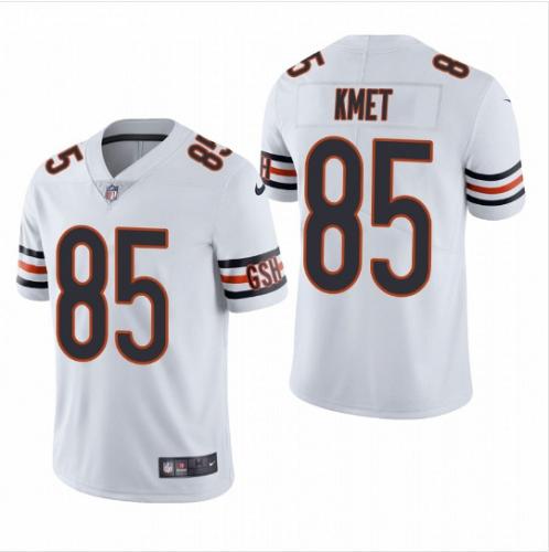 Men Chicago Bears #85 Cole Kmet White Vapor Limited Football Jersey