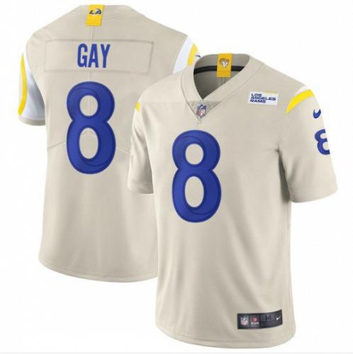Men Matt Gay Los Angeles Rams Football Bone Vapor Limited Jersey Stitched