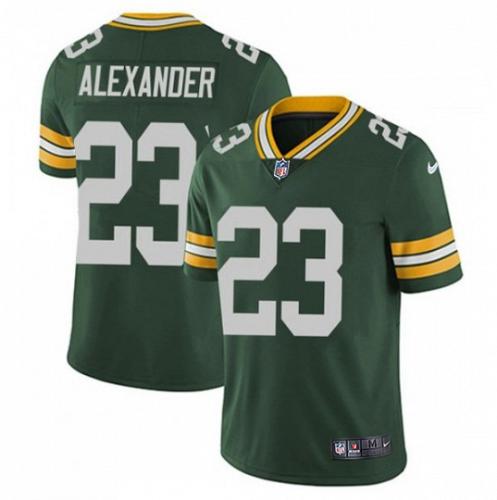 Men Jaire Alexander Green Bay Packers Green Limited Football Jersey Stitched