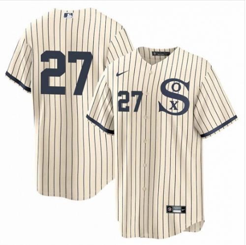 Men Chicago White Sox #27 Lucas Giolito Field of Dreams Throwback Limited Jersey