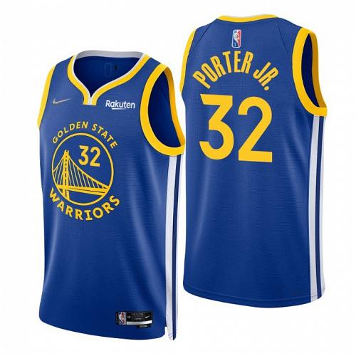 Men's Otto Porter Jr. Golden State Warriors 2022 Royal Icon Diamond Jersey 75th