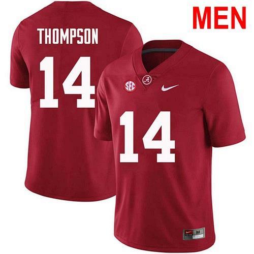 Men Deionte Thompson Alabama Crimson Tide Red NCAA Football Jersey